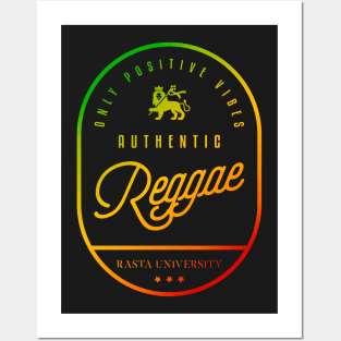 Rasta University Authentic Reggae Rasta Colors Posters and Art